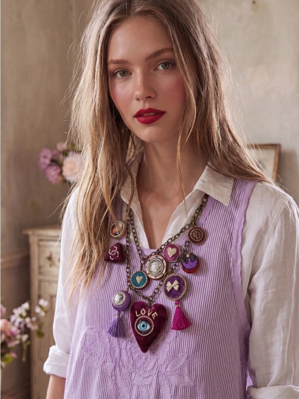 “Decadent love” necklace